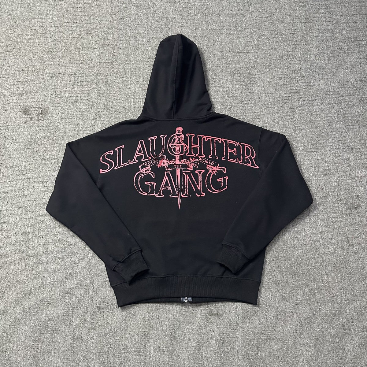 Slaughter gang corteiz zipper jacket